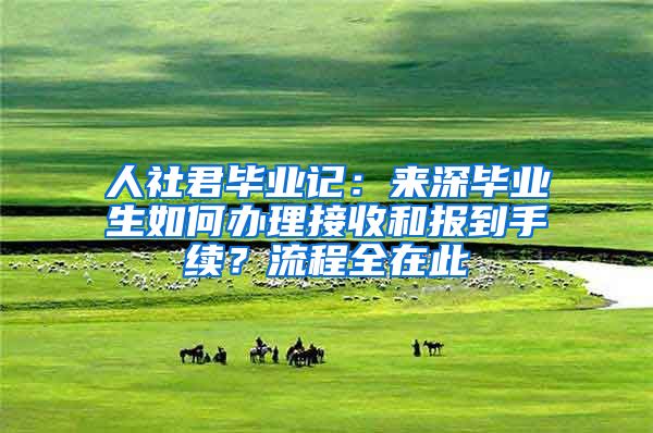 人社君毕业记：来深毕业生如何办理接收和报到手续？流程全在此