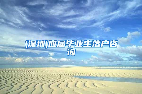 (深圳)应届毕业生落户咨询