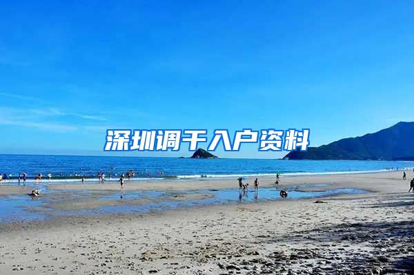 深圳调干入户资料