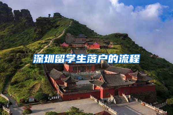 深圳留学生落户的流程