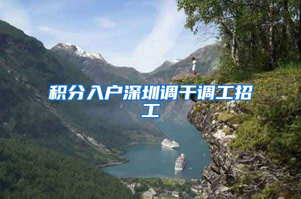 积分入户深圳调干调工招工