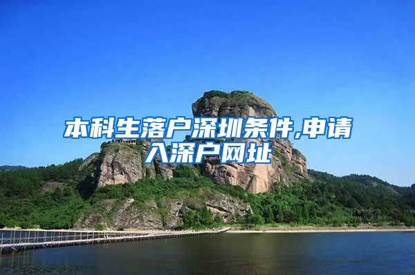 本科生落户深圳条件,申请入深户网址
