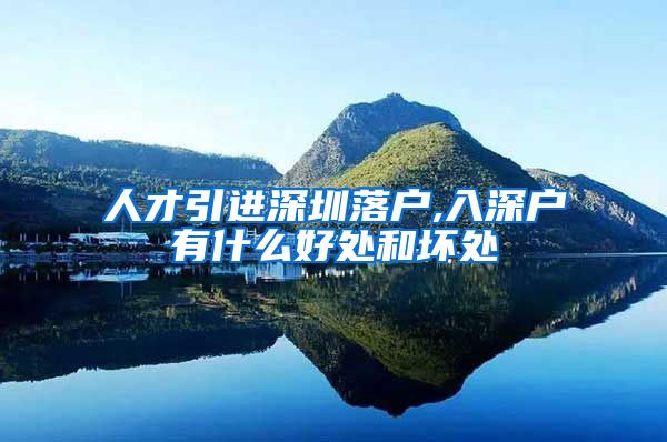 人才引进深圳落户,入深户有什么好处和坏处