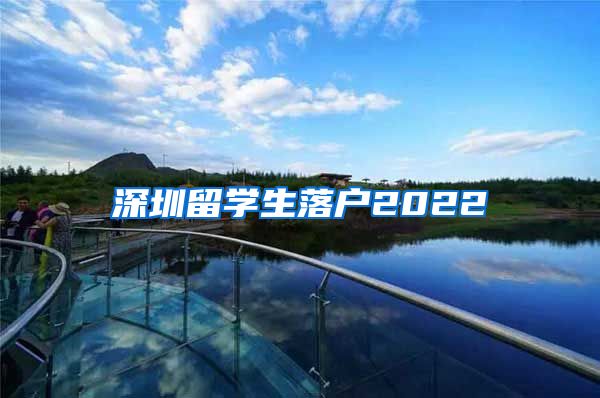 深圳留学生落户2022