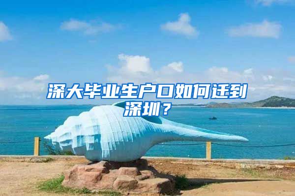深大毕业生户口如何迁到深圳？
