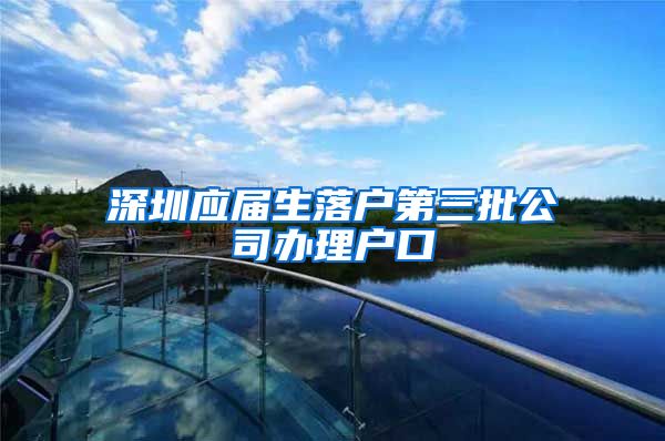 深圳应届生落户第三批公司办理户口