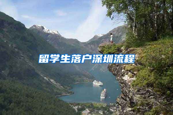 留学生落户深圳流程